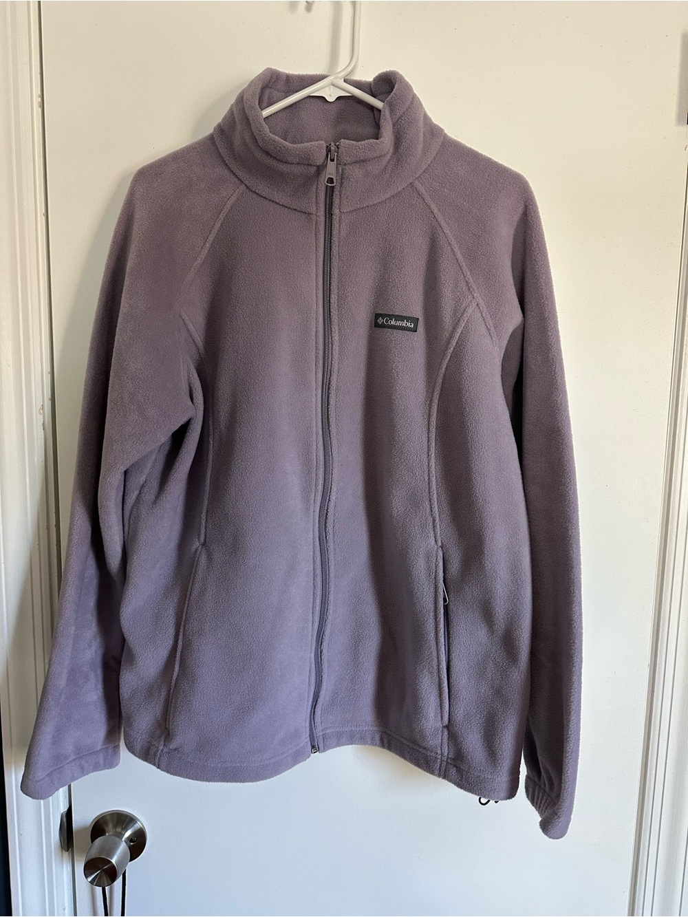 Columbia Lavender Zip-Up Fleece Jacket
